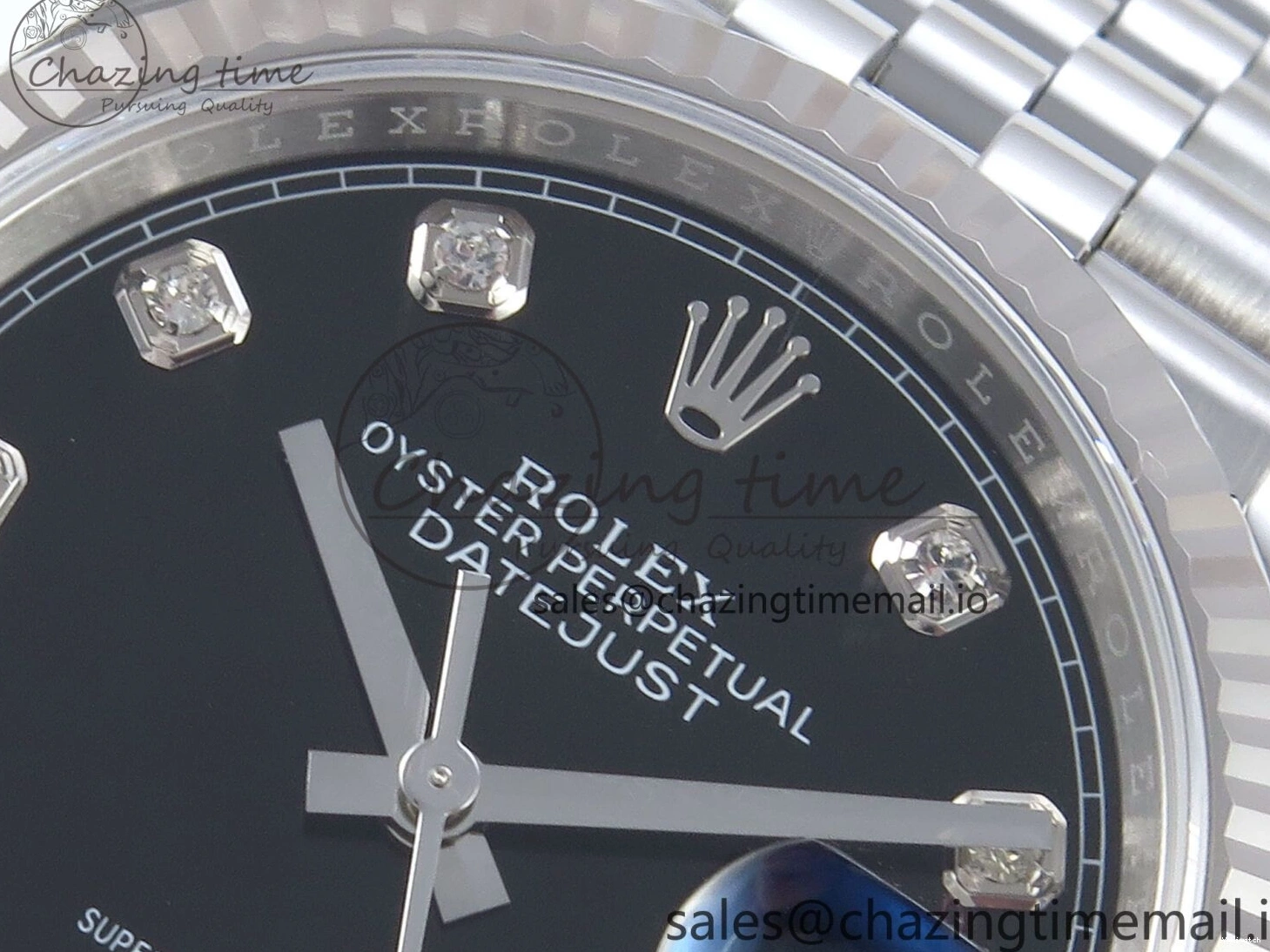 36 A3235 Jubilee 126234 EWEF Dial Best Black DateJust Diamonds Bracelet Edition on 0227